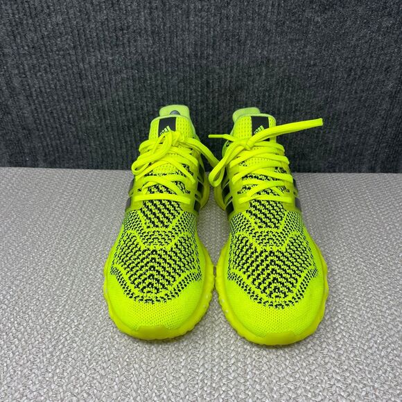 Adidas Ultraboost Web DNA Solar Yellow Black Athletic Shoes Mens 8 GY4172